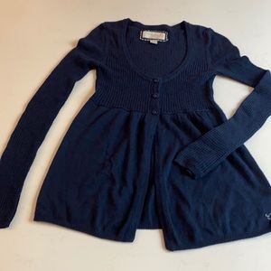 American Eagle Navy blue cardigan/sweater